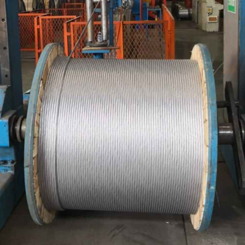 Acs Aluminium Clad Steel Wire For Overhead Conductor , Steel Cable Wire