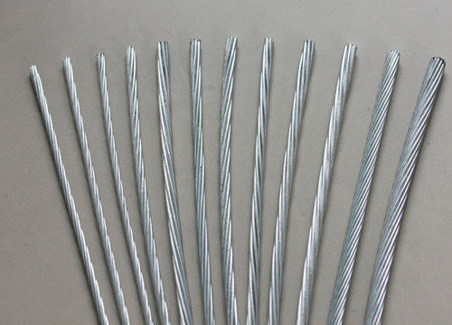 Zinc Coated Galvanized Steel Messenger Cable 7/ 3.25mm 700 N/Mm2 As Per BS 183 Grade 700-1350