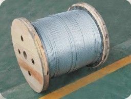Câble galvanisé lumineux de fil de câble de haubanage avec le paquet de 2500 Ft/Reel ou de 5000 Ft/Reel