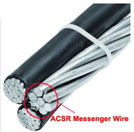 La surface lumineuse a galvanisé le fil de messager de la corde de fil d'acier/ACSR pour le câble d'ABC